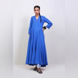 Generation Tropical Block Solid Frock (cotton)